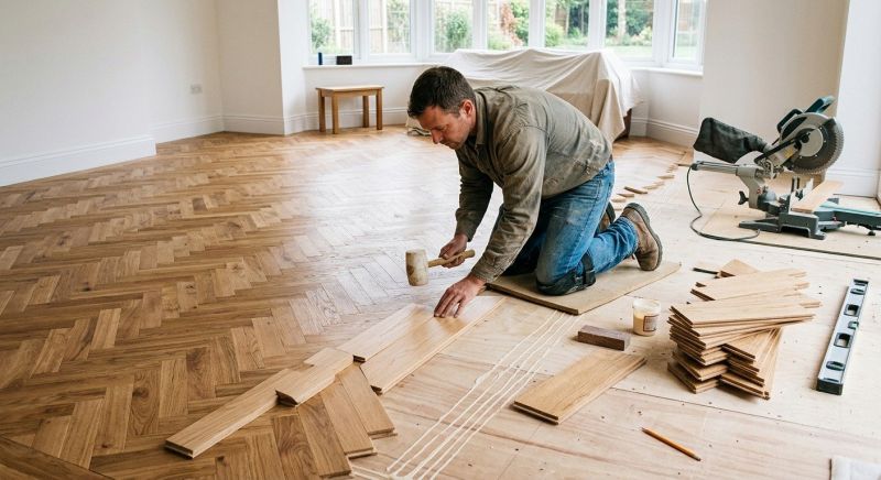Hickory Floor Installation in San Antonio, TX