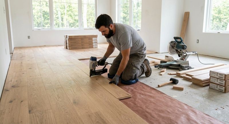 Oak Floor Installation in San Antonio, TX