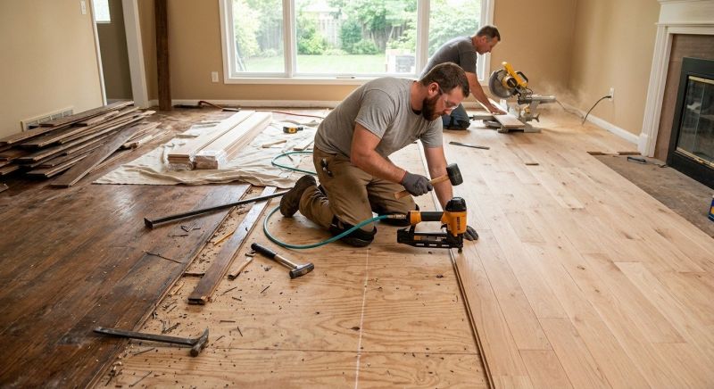 Oak Floor Replacement in San Antonio, TX