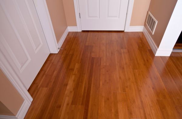 Bamboo Floor Laying