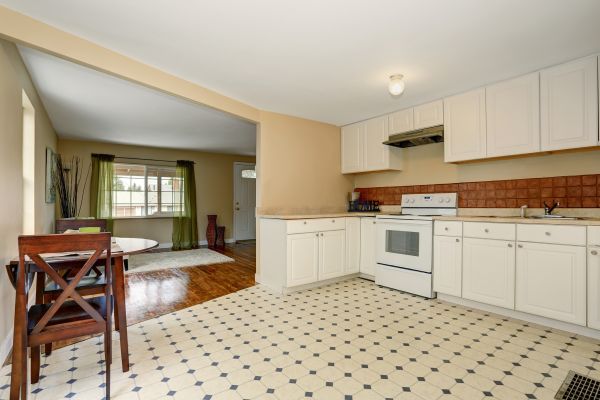Kitchen Floor Tile Laying
